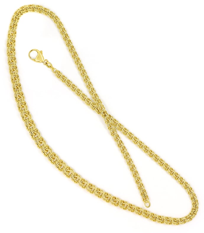 Foto 3 - Damen Goldkette Garibaldi im Verlauf in massiv Gelbgold, K3191