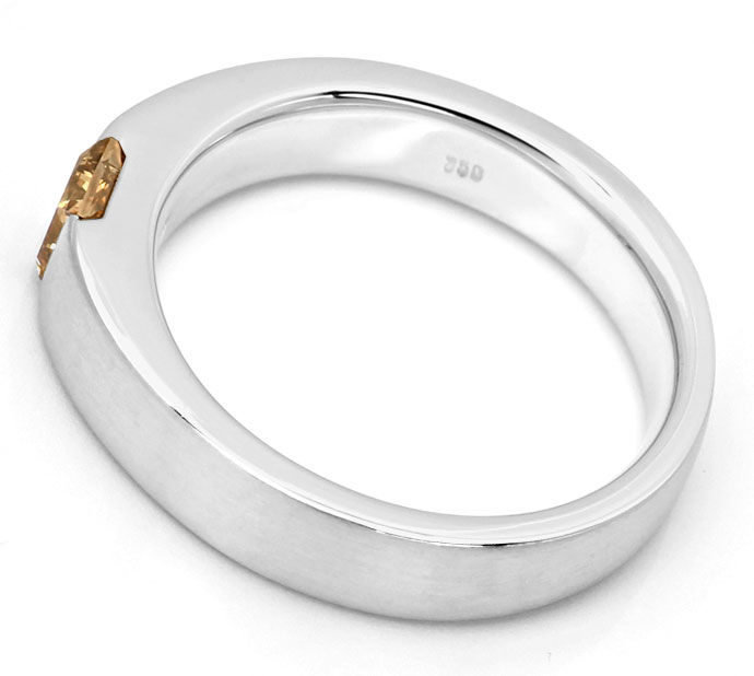 Foto 3 - Diamant-Ring 0,54ct Princess Diamant IGI, 18K Weißgold, R7852
