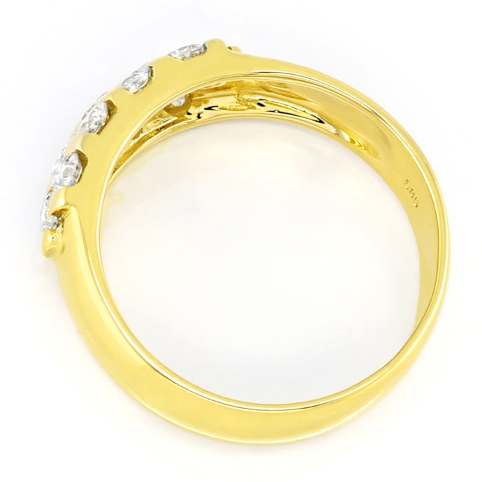 Foto 3 - Diamant Damenring 1,06ct Brillanten Gelbgold, S2873