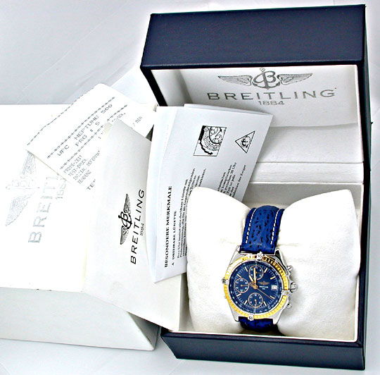 Foto 4 - Orig. Breitling Chronomat Goldlün.Shop! Neuz., U1776